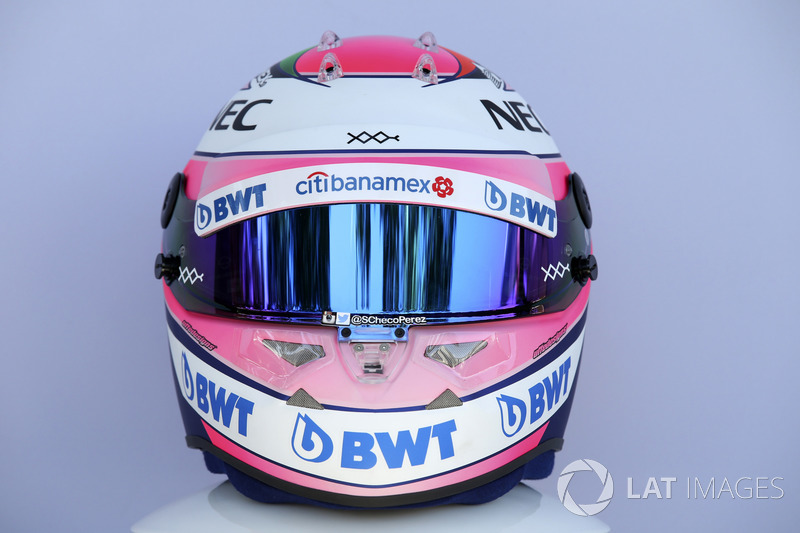 Casco de Sergio Pérez, Force India