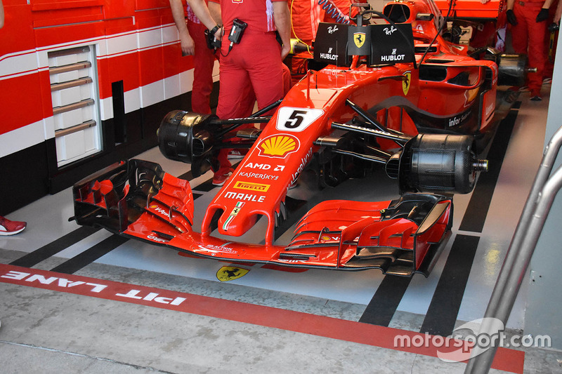 Переднее крыло Ferrari SF71H (машина Феттеля)