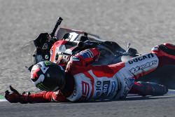Caduta, Jorge Lorenzo, Ducati Team