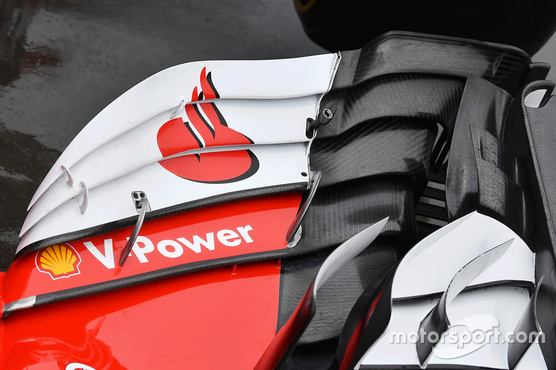 Ferrari SF70H front wing detail