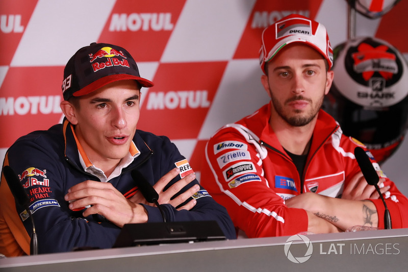 Marc Marquez, Repsol Honda Team, Andrea Dovizioso, Ducati Team
