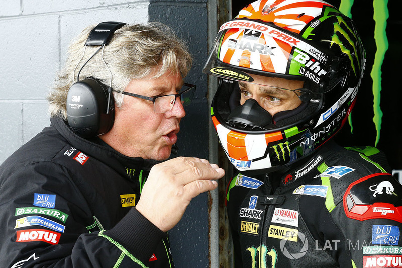 Johann Zarco et Gérard Vallée