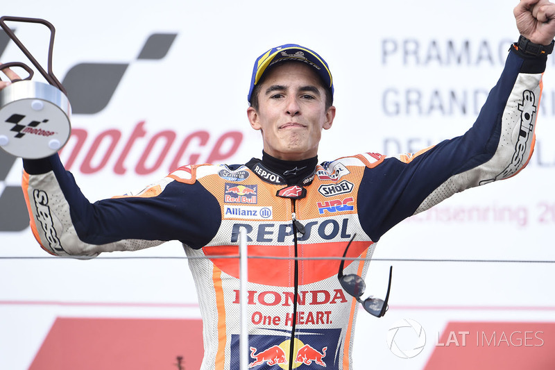 Podium: race winner Marc Marquez, Repsol Honda Team