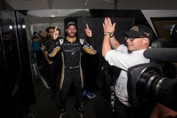 Jean-Eric Vergne, Techeetah, celebrates after winning the championship