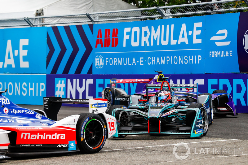 Felix Rosenqvist, Mahindra Racing, Mitch Evans, Jaguar Racing
