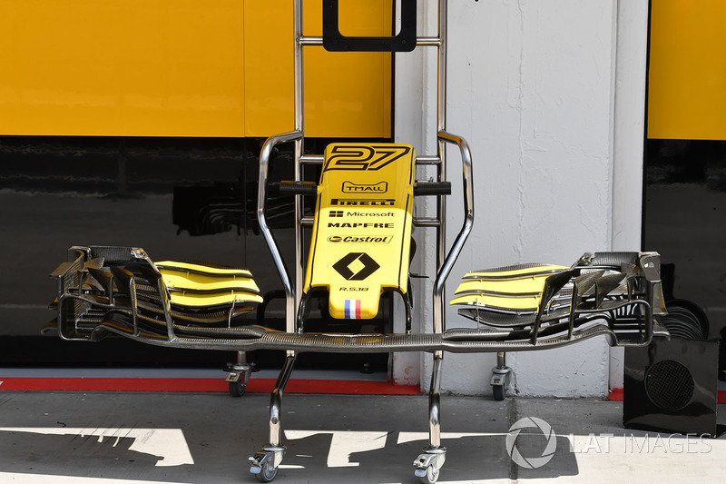 Renault Sport F1 Team R.S. 18 nariz y ala delantera
