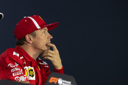 Kimi Raikkonen, Ferrari, basın toplantısında
