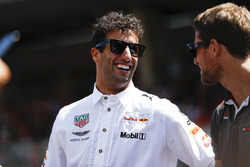 Daniel Ricciardo, Red Bull Racing, in the drivers parade