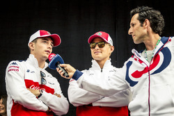 Charles Leclerc, Sauber and Marcus Ericsson, Sauber sur scène