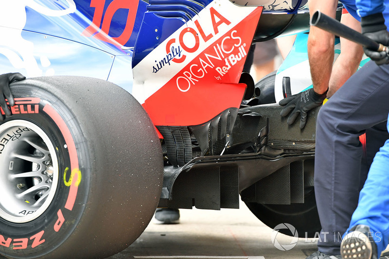 Scuderia Toro Rosso STR13 rear and diffuser