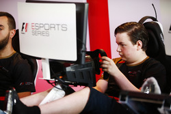 Winner Brendon Leigh in action in the E-Sports arena
