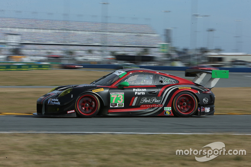 #73 Park Place Motorsports Porsche GT3 R, GTD: Patrick Lindsey, Jörg Bergmeister, Tim Pappas, Norber