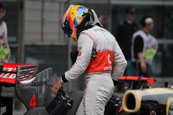 Lewis Hamilton, McLaren, parc ferme