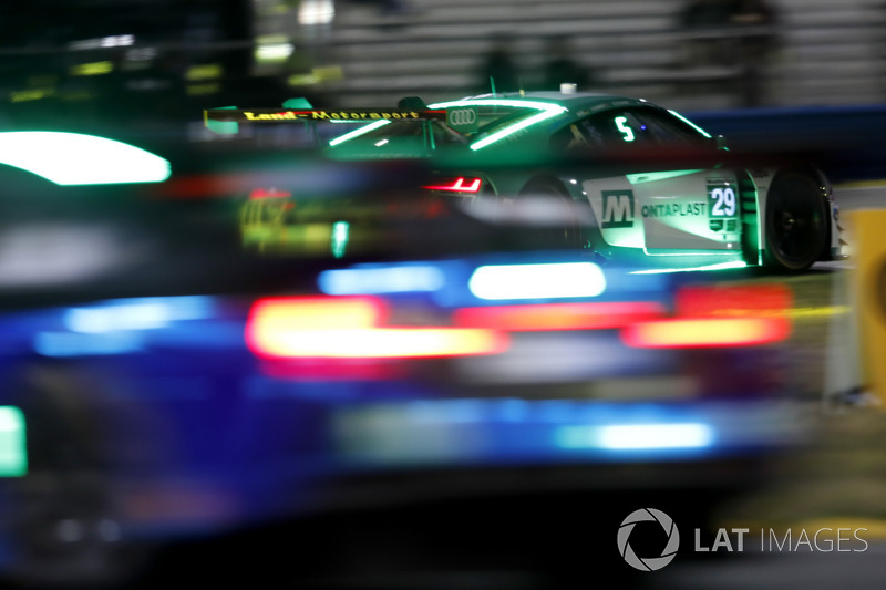 #29 Montaplast by Land-Motorsport Audi R8 LMS GT3: Sheldon van der Linde, Kelvin van der Linde, Christopher Mies, Jeffrey Schmidt