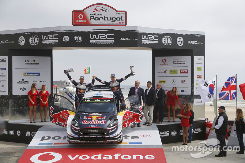 Third place Teemu Suninen, Mikko Markkula, Ford Fiesta WRC, M-Sport Ford