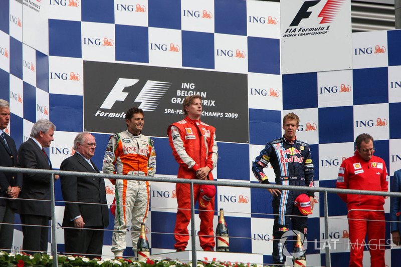 2009: 1. Кими Райкконен, 2. Джанкарло Физикелла, 3. Себастьян Феттель