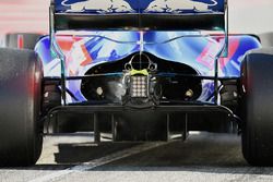 Brendon Hartley, Scuderia Toro Rosso STR13, dettaglio del diffusore posteriore