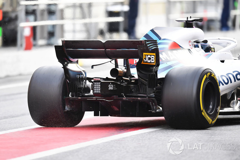 Lance Stroll, Williams FW41 rear