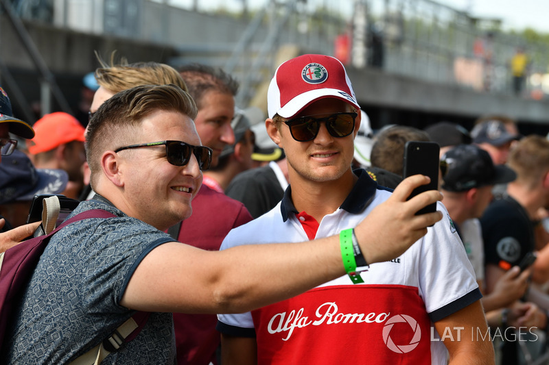 Marcus Ericsson, Sauber avec des fans