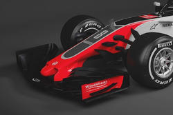 Haas VF-18 ön kanat ve burun