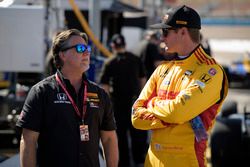 Ryan Hunter-Reay, Andretti Autosport Honda, mit Michael Andretti