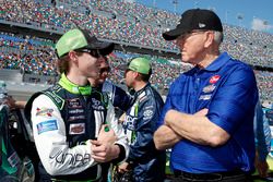 Brandon Jones, Joe Gibbs Racing, Juniper Toyota Camry with team owner Coach Joe Gibbs