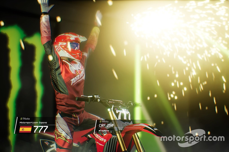 Screenshot del Monster Energy Supercross