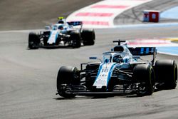 Lance Stroll, Williams FW41, Sergey Sirotkin, Williams FW41