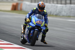 Alex Rins, Team Suzuki MotoGP, au freinage