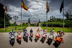 Salvador Cañellas, Marc Marquez, Dani Pedrosa, Maverick Viñales, Jorge Lorenzo, Alex Rins, Pol Espargaro, Aleix Espargaro