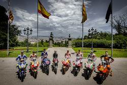 Salvador Cañellas, Marc Marquez, Dani Pedrosa, Maverick Viñales, Jorge Lorenzo, Alex Rins, Pol Espargaro, Aleix Espargaro