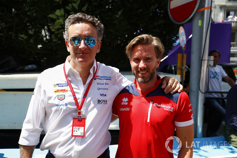 Nick Heidfeld, Mahindra Racing, Alejandro Agag, CEO, Formula E