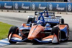 Scott Dixon, Chip Ganassi Racing Honda, Graham Rahal, Rahal Letterman Lanigan Racing Honda