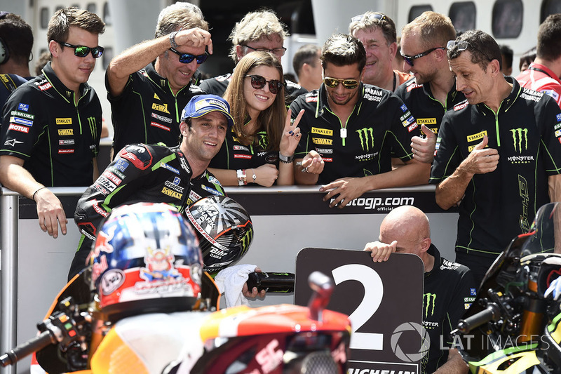Second place Johann Zarco, Monster Yamaha Tech 3
