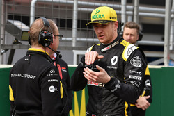Nico Hulkenberg, Renault Sport F1 Team, sur la grille