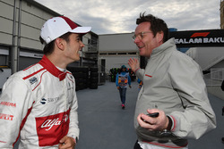 Charles Leclerc, Sauber celebrates sixth place