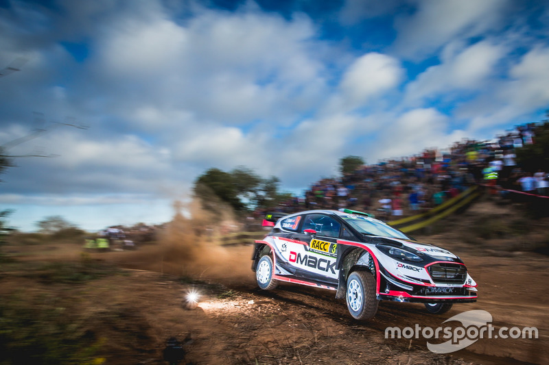 Элфин Эванс и Дэниэл Бэрритт, Ford Fiesta WRC