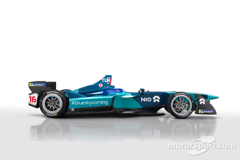 La monoplace NIO pour la saison 2017-18 de Formule E