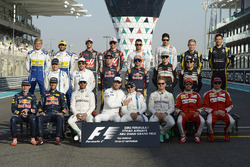 The end of season group drivers group photograph