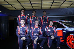 Dani Sordo, Hayden Paddon, John Kennard, Marc Marti, Nicolas Gilsoul, Thierry Neuville, Hyundai Motorsport, et la Hyundai i20 Coupe WRC 2017