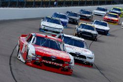 Ryan Reed, Roush Fenway Racing Ford and Sam Hornish Jr, Discount Tire Ford Mustang