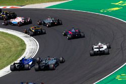 Lance Stroll, Williams FW40, Romain Grosjean, Haas F1 Team VF-17, Pascal Wehrlein, Sauber C36