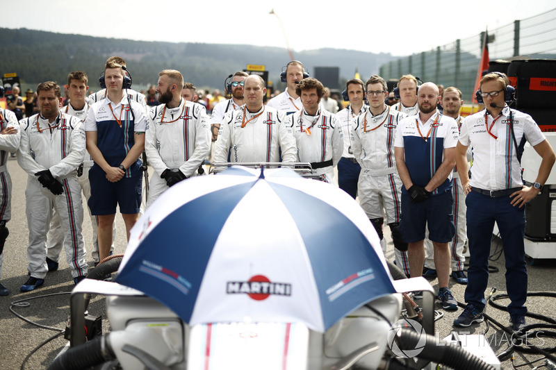 Guy Martin, with the Williams team