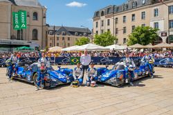 #35 Signatech Alpine A470 Gibson: Pierre Ragues, Andre Negrao, Nelson Panciatici, #36 Signatech Alpine A470 Gibson: Gustavo Menezes, Romain Dumas, Matt Rao