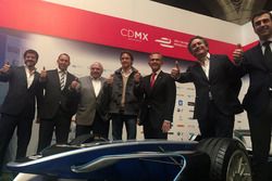 Esteban Gutierrez op de persconferentie van de Mexico ePrix