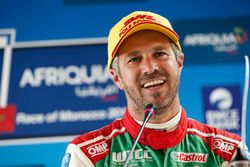 Tiago Monteiro, Honda Racing Team JAS, Honda Civic WTCC nella conferenza stampa