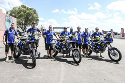 #12 Sherco TVS Rally Factory: Joan Pedrero, #77 Sherco TVS Rally Factory: Aravind KP, #26 Sherco TVS Rally Factory: Adrien Metge