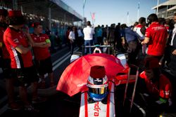 Il casco di Felix Rosenqvist, Mahindra Racing