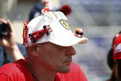 Ferrari fan and Ferrari cap