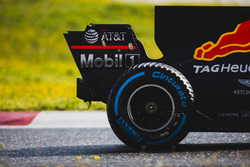 L'arrière de la voiture de Max Verstappen, Red Bull Racing RB13